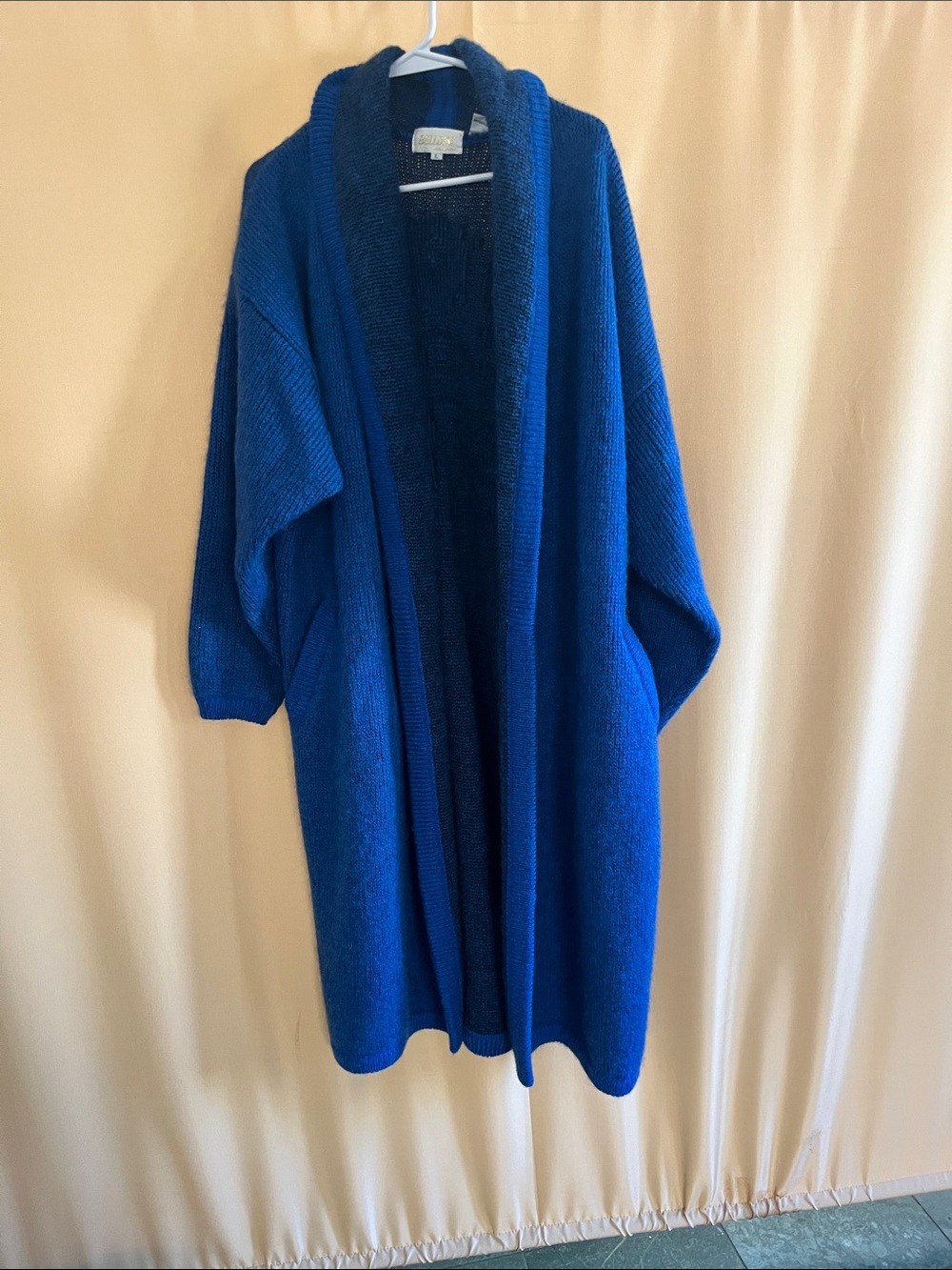 Belldini Royal Blue Open-Front Long Cardigan